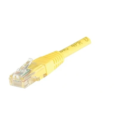Afbeelding van Netwerkkabel RJ45 CAT 6 U/UTP geel 0.15 M
