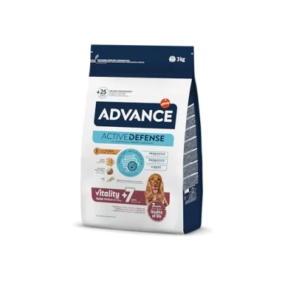 Afbeelding van 3kg Advance Medium Senior Droog Hondenvoer