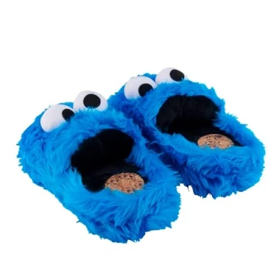 Afbeelding van slipper Cookie Monster: 100% Polyester, M (38 40)