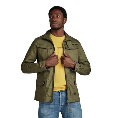 Afbeelding van G Star Rovic Lichte jas, Heren, Maat: XL, Shadow olive