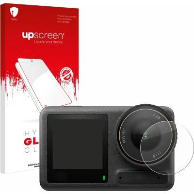 Afbeelding van upscreen Screenprotector voor DJI Osmo Action 4 (Lens) Folie Beschermfolie Beschermglas transparant