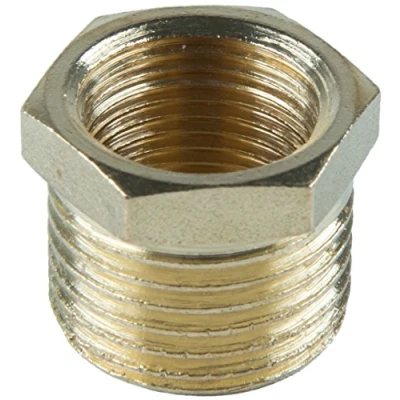 Afbeelding van Cornat messing red. stuk 1/2 inch x3/8 inch, TEC396300 Aussengewinde x 3/8 Innengewinde