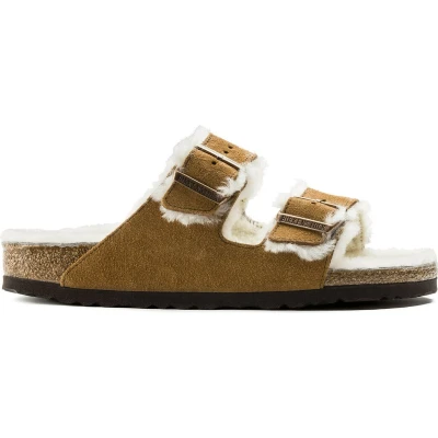 Afbeelding van Birkenstock Arizona Muiltjes, Maat: 44, Brown Veloursleer