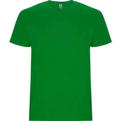 Afbeelding van T shirt unisex met korte mouwen &#039;Stafford&#039; Grasgroen 7/8 jaar