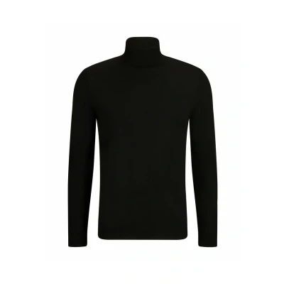 Afbeelding van Falke Merino WOOL Turtleneck Pullover Trui, Heren, Maat: XXL, Black