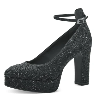 Afbeelding van Tamaris Dames 1 24409 41 pumps, Black Glam, 36 EU, EU