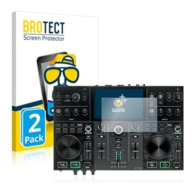 Afbeelding van BROTECT (2 Stuks) Antireflecterende Beschermfolie voor Denon DJ Prime Go Anti Glare Screen Protector, Mat, Ontspiegelend