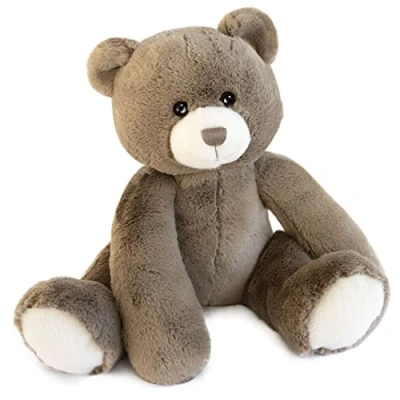 Afbeelding van Geschiedenis van beren, oscar, taupe, 35 cm