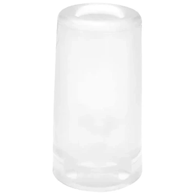 Afbeelding van WAGNER Vloer deurstopper/muur deurstopper VULKAANO BIG diameter Ø 40 x 73 mm, buffer uit hoogwaardig massief rubber, transparant, voor schroeven 15207421