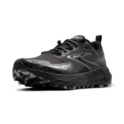Afbeelding van Brooks Cascadia 18 Trail hardloopschoenen, Dames, Maat: 38, Black blackened pearl grey Textiel