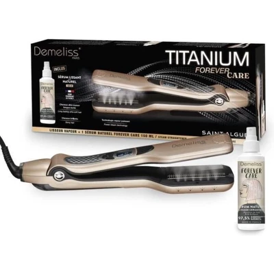 Afbeelding van Forever Care Box SAINT ALGUE Demeliss Steam Straightener Titanium Inclusief beschermend serum
