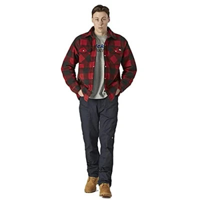 Afbeelding van Dickies Portland Overhemd, Heren, Maat: Medium, Red
