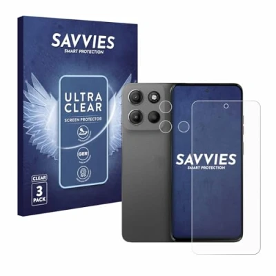 Afbeelding van Savvies Screenprotector voor Motorola Moto G15 Power (Voor+Camera) Folie Beschermfolie transparant (6 Stuks)