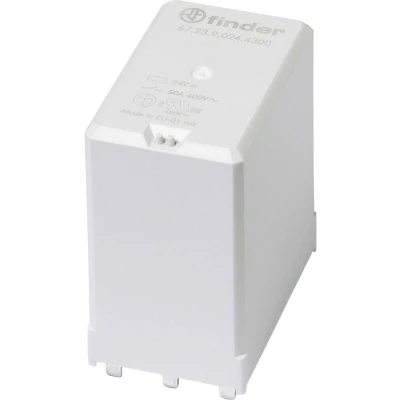 Afbeelding van Finder 67.23.9.024.4300 Printrelais 24 V/DC 50 A 3x NO 1 stuk(s)