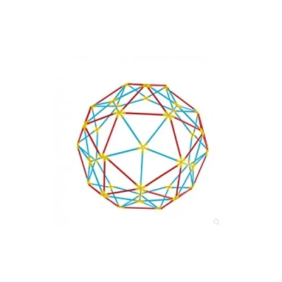 Afbeelding van Hape E5564 Flexistix Geodesic Structures Construction Set Made From Bamboo Building Toys