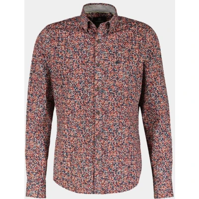 Afbeelding van Lerros Heren Overhemd 24O1474 966 Spicy Orange