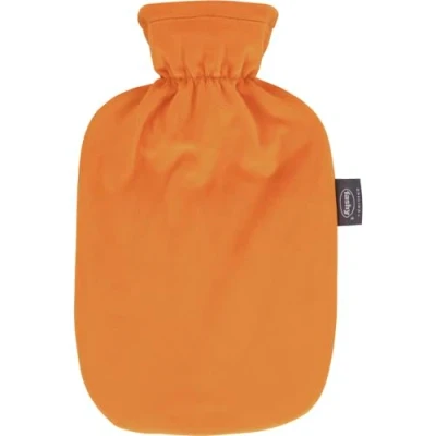 Afbeelding van Fashy Warmwaterkruik met fleece bekleding oranje 2,0 l