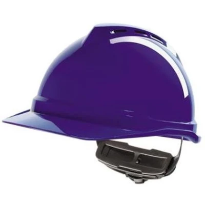 Afbeelding van MSA V Gard 500 veiligheidshelm geventileerd draaiknop Blauw