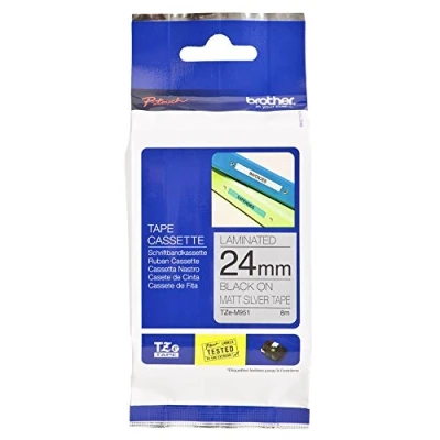 Afbeelding van Brother TZE M951 Lint Mat Zwart/Zilver