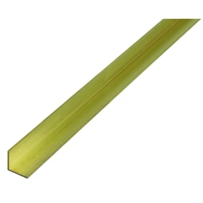 Afbeelding van Alberts 470944 hoekprofiel messing 1000 x 6 mm