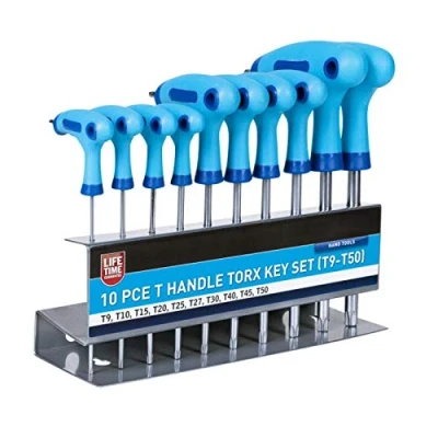 Afbeelding van Blue Spot Tools 12184 10 Stuk T Handvat Torx Sleutelset (T9 T50)