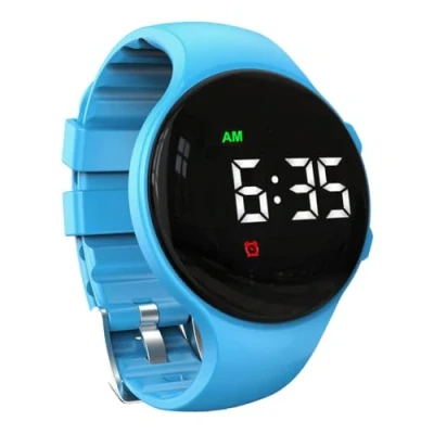 Afbeelding van e vibra Trilalarm herinnering horloge stil wakker met meerdere alarmen en slot, Blauw, Modern