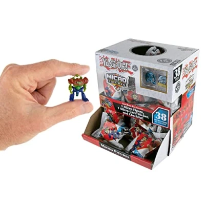 Afbeelding van Super Impulse 5510 Yu Gi Oh zeer gedetailleerde figuren van 1,25 inch. Blinde tas met exclusieve micro anime stickerkaart. 16 om te verzamelen. Stijlen kunnen variëren op geleverd, meerkleurig