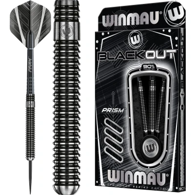 Afbeelding van WINMAU Blackout: Steeltip Tungsten Dartpijlen Professioneel 23g