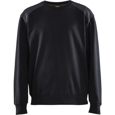 Afbeelding van Blaklader Sweatshirt bi colour 3580 1158 Zwart/Medium grijs XL