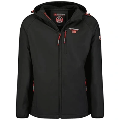Afbeelding van Geographical Norway Geo Takito Softshelljas voor heren, waterdicht en winddicht, herenkleding, jas met lange mouwen, Zwart, S