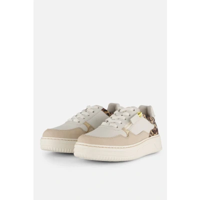 Afbeelding van Gabor Comfort Sneakers laag, Dames, Maat: 40.5, Off white/puder/natur Leer