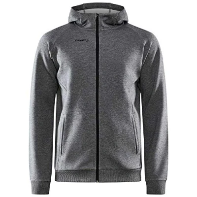 Afbeelding van Vest Craft Men Core Soul Full Zip Hood M Dk Grey Melange XXL