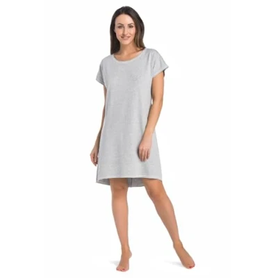 Afbeelding van Teyli LUZI Nachtjapon, Dames, Maat: Small, Grey