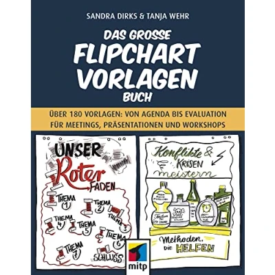 Afbeelding van Das große Flipchart Vorlagen Buch: Über 180 von Agenda bis Evaluation für Meetings, Präsentationen und Workshops