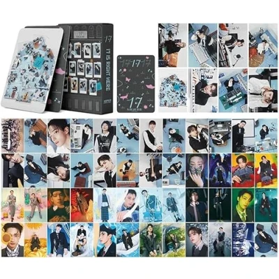 Afbeelding van Seventeen Fotokaarten, set van 55 17 IS RIGHT HERE Nieuw album Lomo ansichtkaarten cadeau voor fan