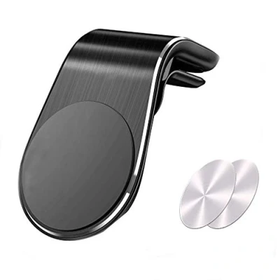 Afbeelding van Magnetische auto telefoonhouder, Air Vent Car Mount Cradle Compatibel voor iPhone Xs/Xs Max/XR/X / 8/8 Plus 7/7 Plus, Galaxy S10 S10+ S9 S9+ en meer, Zwart