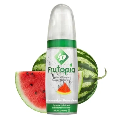 Afbeelding van ID Frutopia Glijmiddel op waterbasis, met watermeloensmaak, 100 ml