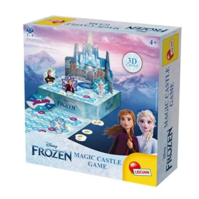 Afbeelding van LISCIANI Reine des Neiges Château Magique Bordspel Voor Kinderen Frozen Spel met 3D Kasteel en Personages vanaf 4 Jaar 2 tot Spelers Gemaakt in Italië