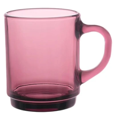 Afbeelding van Duralex set 6 mug versailles in vetro prugna cl26