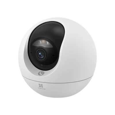 Afbeelding van EZVIZ 4K WLAN bewakingscamera voor binnen, 360 IP camera, 8 MP, KI detectie van mensen/huisdieren/geluiden, nachtzicht, automatische tracking en zoom, bidirectionele oproep, 5 GHz/2,4 GHz, C6c