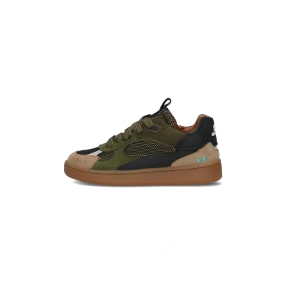 Afbeelding van BunniesJR 225952 408 Jongens Lage Sneakers Groen Leer Veters