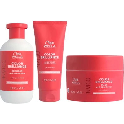 Afbeelding van Gekleurd haar pakket fijn/normaal Wella Invigo Color Brilliance bundel/set/pakket Haibu by Kapperskorting.com