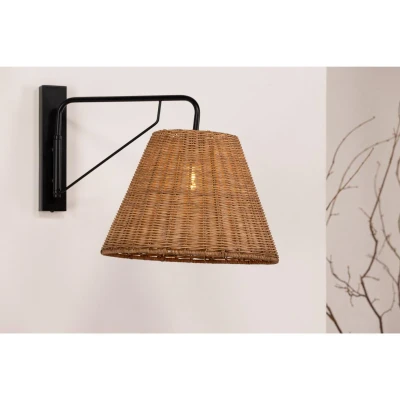 Afbeelding van Svea Nico wandlamp rattan naturel Rotan