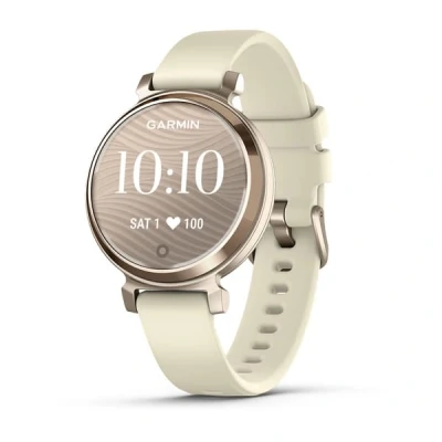 Afbeelding van Garmin Lily 2 Goud (Witte Siliconenband)