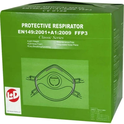 Afbeelding van L+D Upixx 26184 Fijnstofmasker met ventiel FFP3 D 10 stuk(s)
