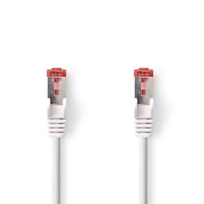 Afbeelding van CAT6 kabel RJ45 Male S/FTP 7.50 m Rond LSZH Wit Nedis