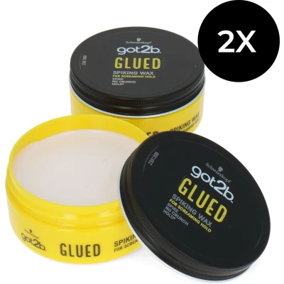 Afbeelding van Schwarzkopf Got2b Glued Spiking Wax 2 x 75 ml