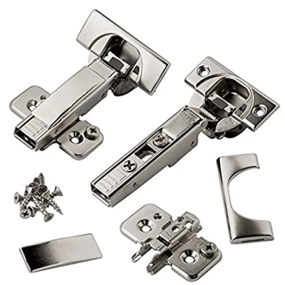 Afbeelding van Blum CLIP top BLUMOTION Soft Close Hinges, 110 graden, Zelfsluitend, Frameloos, met montageplaten en scharnier afdekplaten (Volledige overlay Premium 8 Pack)