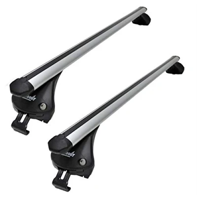 Afbeelding van Summit SUP 965, hoogwaardige geïntegreerde railstang voor auto&#039;s met looprails, aluminium, set van 2 (compatibiliteit voertuigen linksstuur niet gegarandeerd)