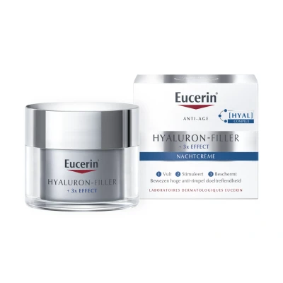 Afbeelding van Eucerin Hyaluron Filler + 3x Effect Nachtcreme 50ml